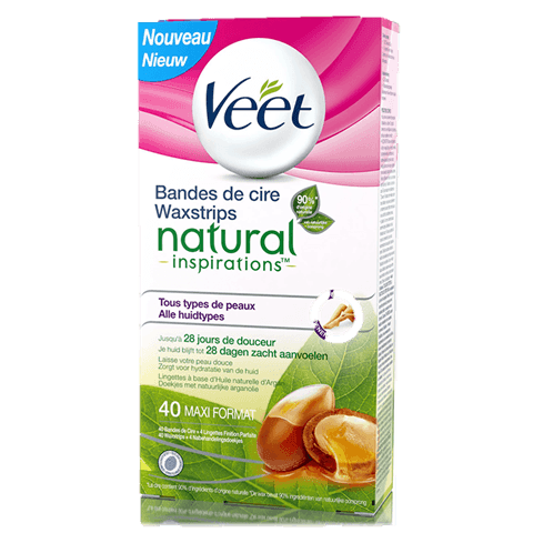 Bandes de Cire Froide – Veet Natural Inspirations™