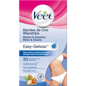 Veet Waxstrips Easy-Gelwax™ Bikinilijn & Oksels - Gevoelige Huid